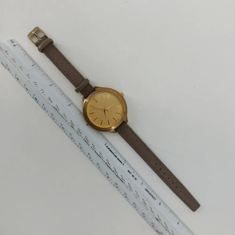 Francesca's Analog Wristwatch Brown Watch Quartz Movt